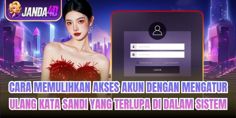 Cara memulihkan akses akun dengan mengatur ulang kata sandi yang terlupa di dalam sistem