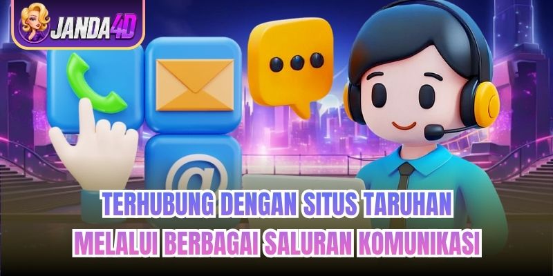 Terhubung dengan situs taruhan melalui berbagai saluran komunikasi